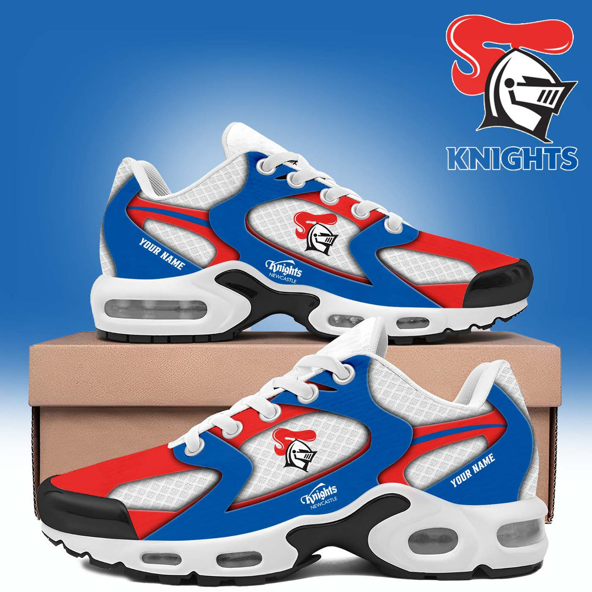Custom Newcastle Knights Sneaker Newcastle Knights Team Special Gift For Rugby Lovers - Foxy23shop