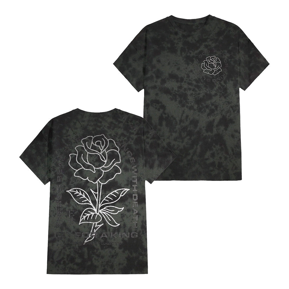 Fit For A King Roses Green Black Tie Dye T-Shirt Impericon Casual Apparel Gift For Fans - Foxy23shop