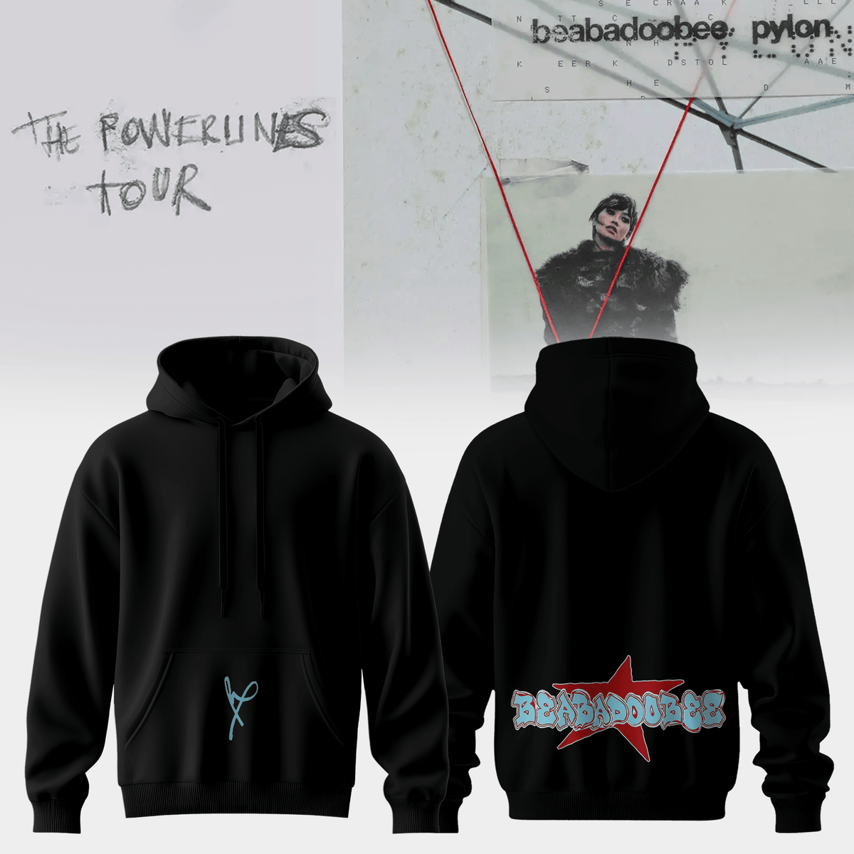 Beabadoobee The Powerlines Tour Signed Hoodie Beabadoobee Clothing Gift For Music Lovers - Foxy23shop