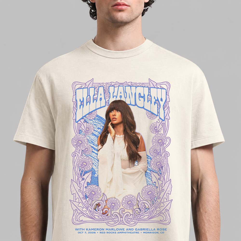 Ella Langley Merch Morrison CO Event Poster Graphic Shirt Ella Langley Concert Outfits - Foxy23shop