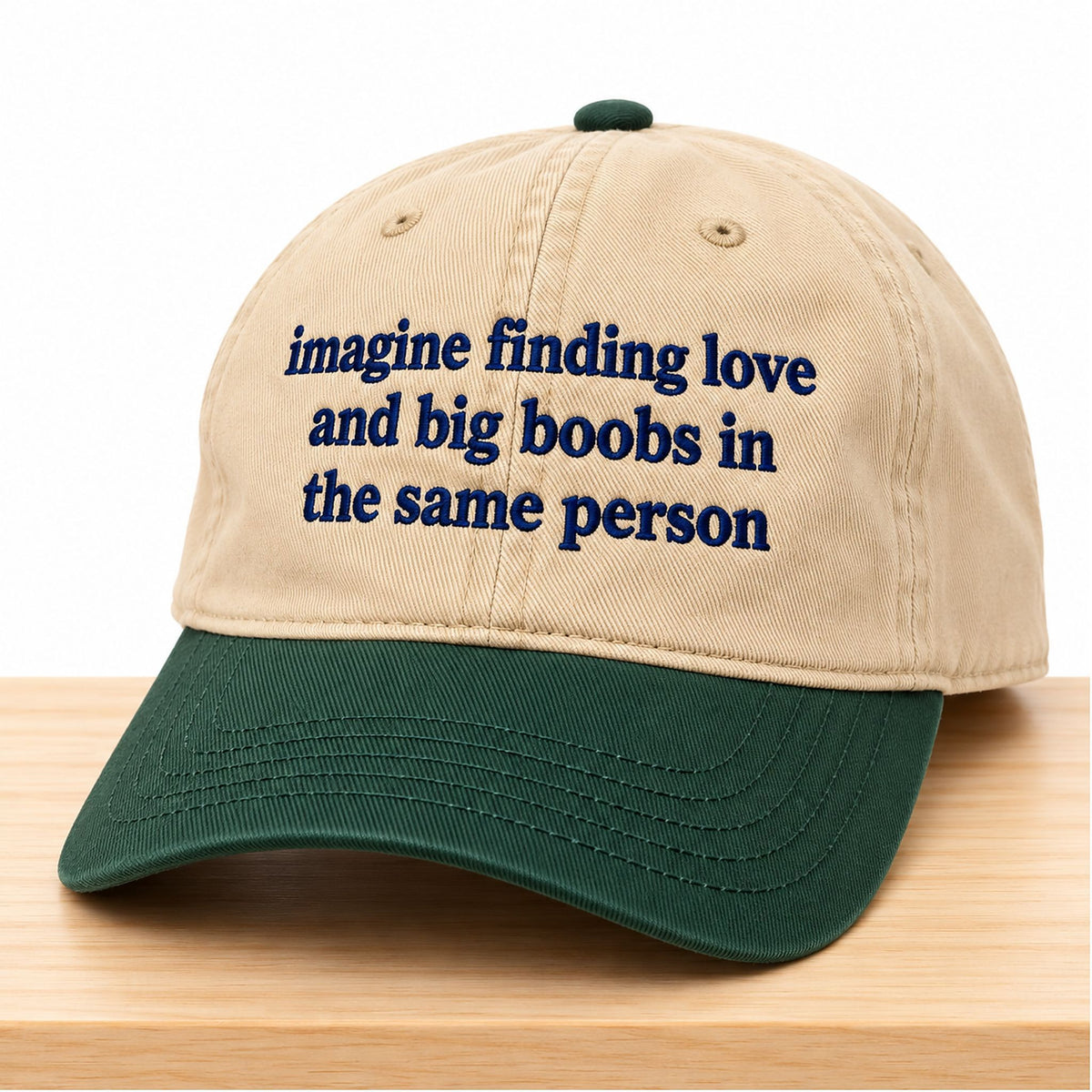 Imagine Finding Love And Big Boobs In The Same Person Hat Funny Sayings Cap Gifts Ideas - Foxy23shop