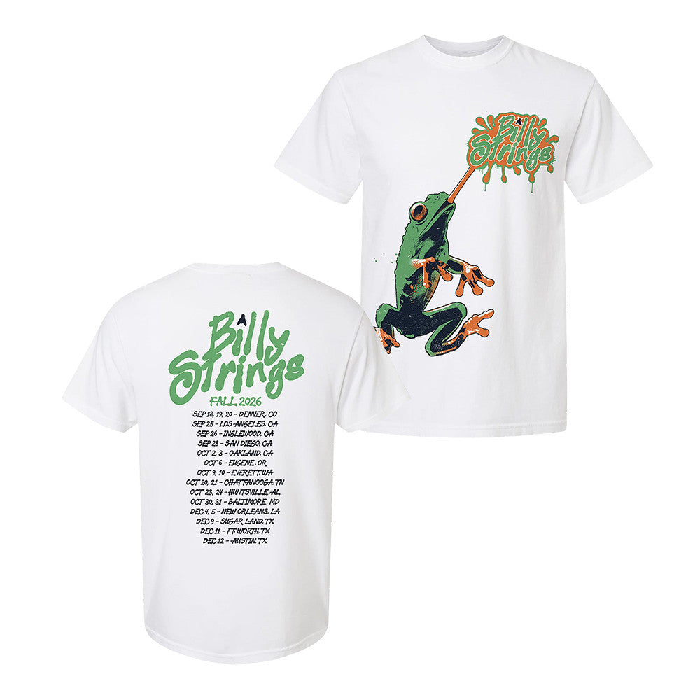 Frog Splatter T-Shirt Billy Strings Music Apparel Gift For Bluegrass Lovers - Foxy23shop