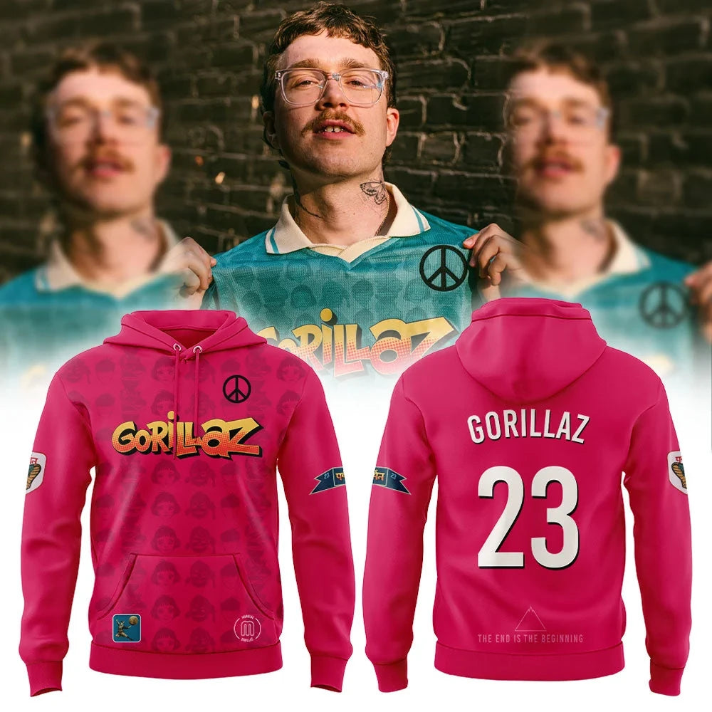 Gorillaz x Mundial Merch The Mountain Tour 2026 2027 Hoodie Music Gifts For Gorillaz Fans - Foxy23shop