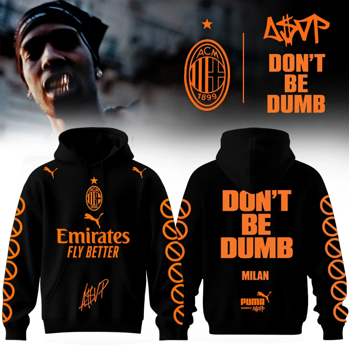ASAP Rocky Don't Be Dumb Hoodie A$AP Rocky Merchandise Gift For Rap Enthusiasts - Foxy23shop