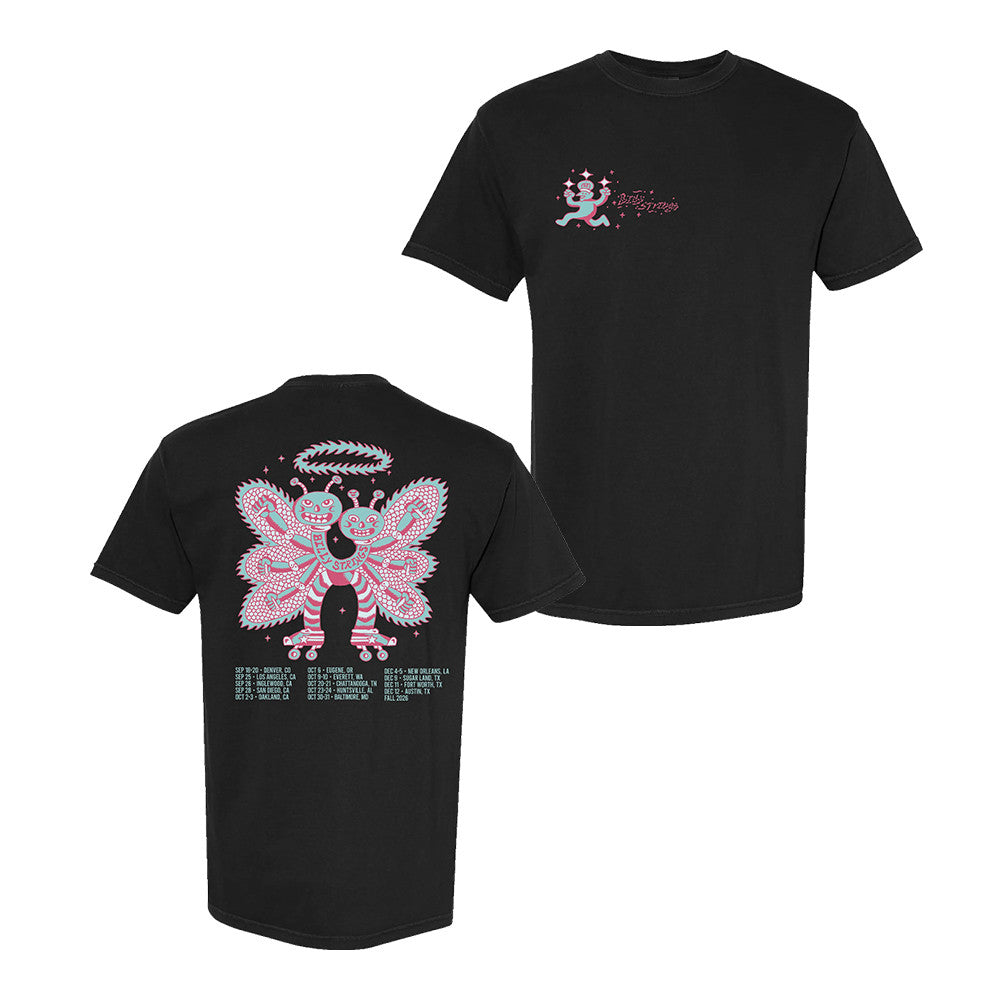 Twin Butterflies Ladies T-Shirt Billy Strings Apparel Gift For Country Fans - Foxy23shop