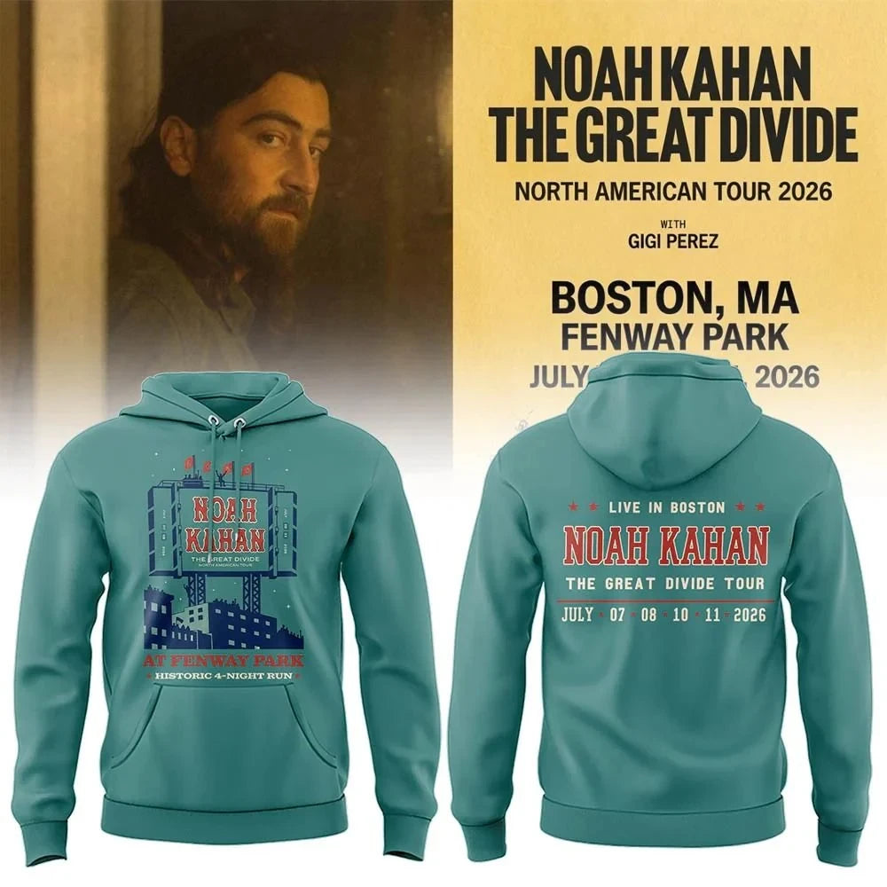 Boston Red Sox X Noah Kahan The Great Divide Tour Hoodie Clothing Gift FOr Brothers - Foxy23shop
