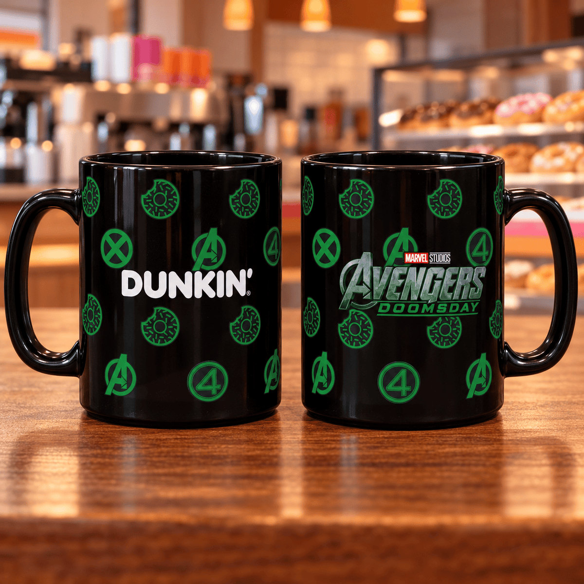 Dunkin x Marvel Studios Avengers Doomsday Mug Dunkin Donuts Coffee Mug Best Gift - Foxy23shop