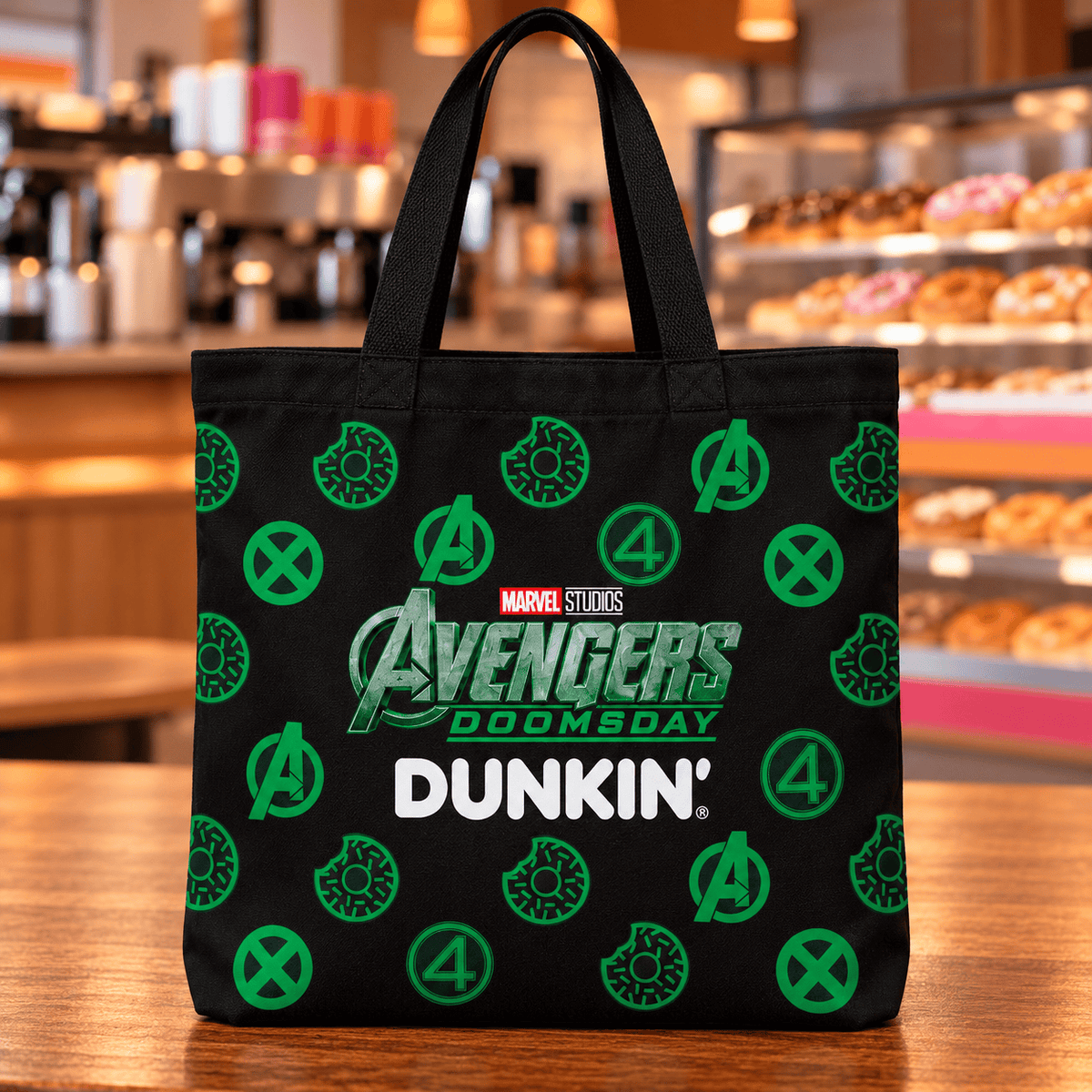 Dunkin x Marvel Studios Avengers Doomsday Tote Bag Avengers Doomsday Accessories Fan Gifts - Foxy23shop