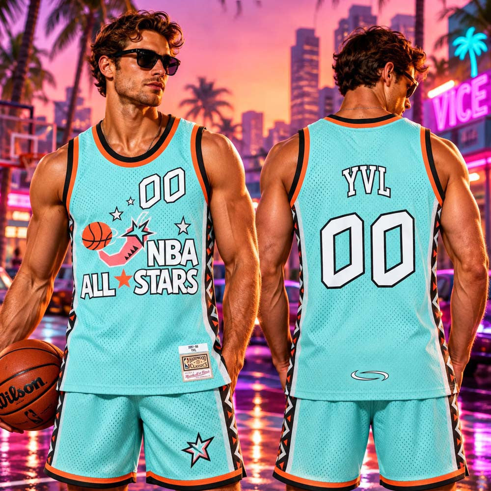 Personalized Playboi Carti X Mitchell Ness Merch NBA All Stars Classics 1996 Jersey Basketball Fan Gear - Foxy23shop