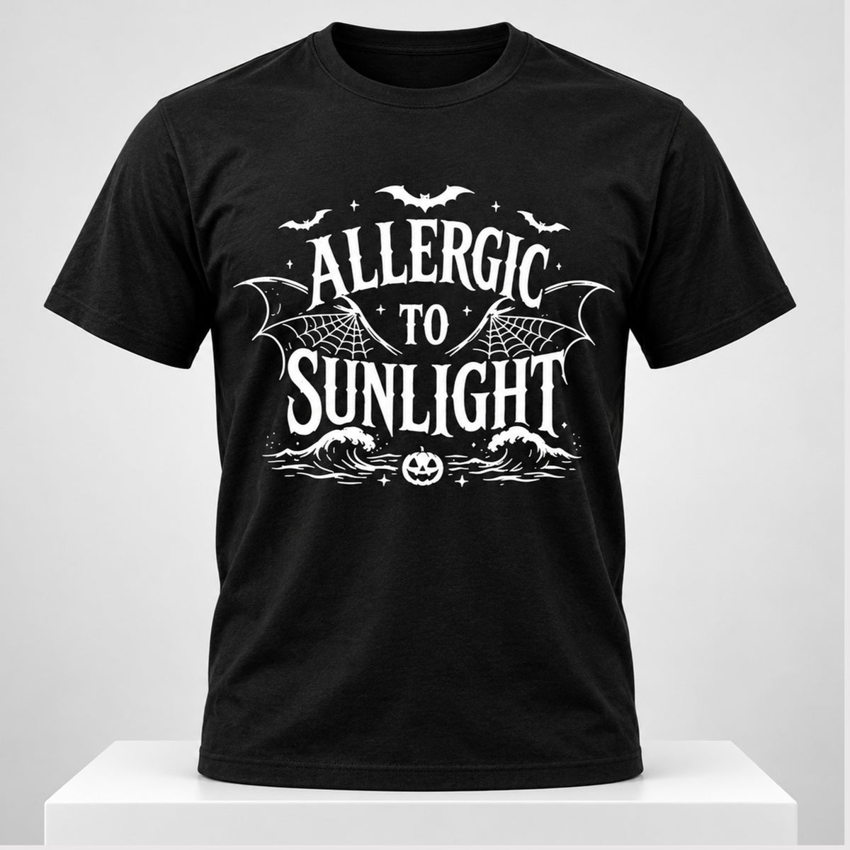 Allergic To Sunlight Halloween 2026 T-Shirt Funny Saying Shirt Halloween Gift For Brother - Foxy23shop