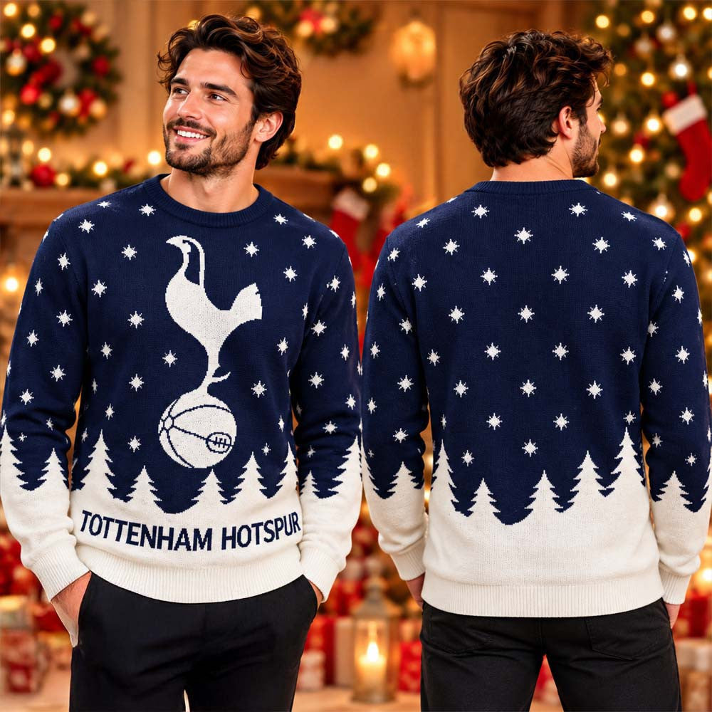 Tottenham Hotspur Spurs Knitted Christmas Ugly Sweater Tottenham Hotspur Xmas Clothing Gift Idea For Fans - Foxy23shop