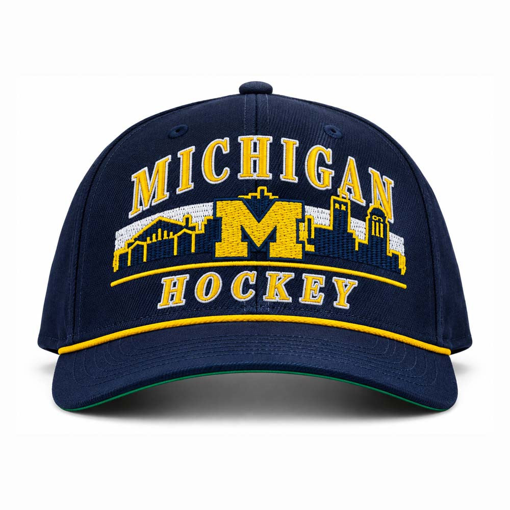 Celly Hockey Hail to the Victors Michigan Hockey Hat Michigan Hockey Baseball Cap Gift For Fans - Foxy23shop