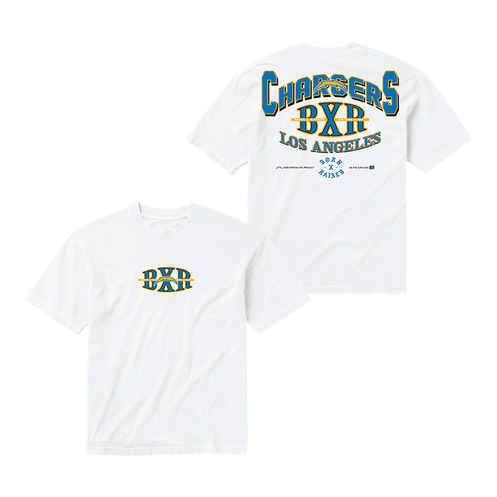 Chargers BXR Los Angeles T-Shirt Born X Raised NFL Graphic Clothing Gift For Football Fans - Foxy23shop