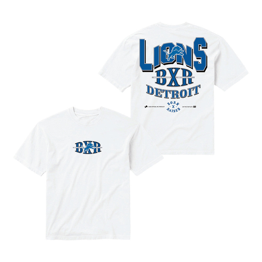 Lions BXR Detroit T-Shirt Born X Raised Football Clothing Gift For Sports Enthusiasts - Foxy23shop