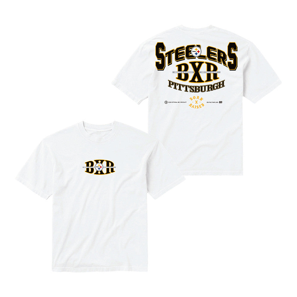 Steelers BXR Pittsburgh T-Shirt Born X Raised Football Shirt Gift For Game Day Fans - Foxy23shop
