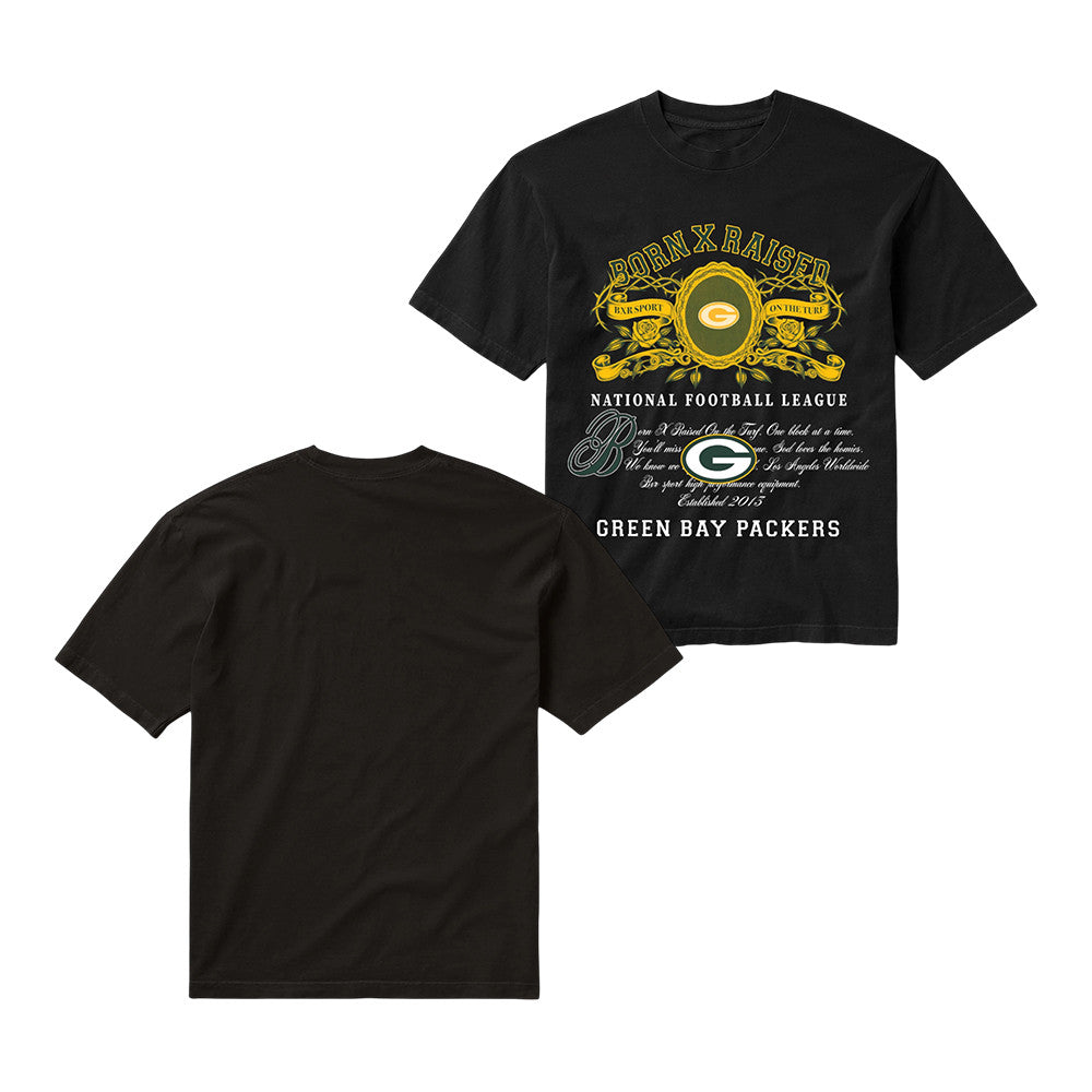 Packers BXR Green Bay T-Shirt Born X Raised Football Shirt Gift For Streetwear Fans - Foxy23shop
