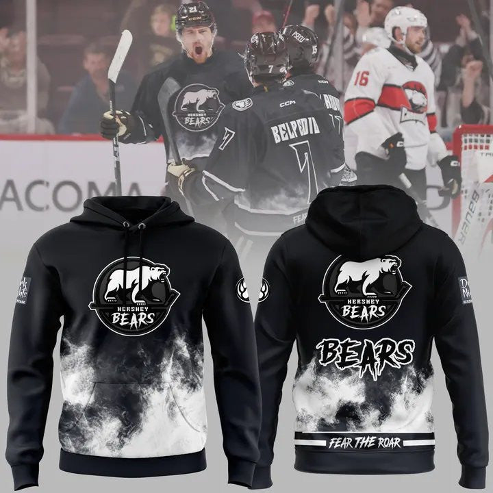 Fear The Roar Hoodie Hershey Bears Clothing Unique Gift For Hockey Lovers - Foxy23shop