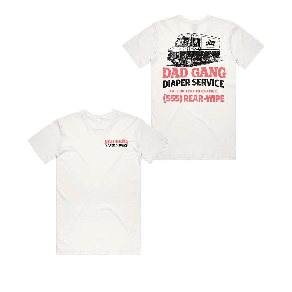 Dad Gang Diaper Service T-Shirt Dadgang Store Merch Gift For Fatherhood Fans - Foxy23shop