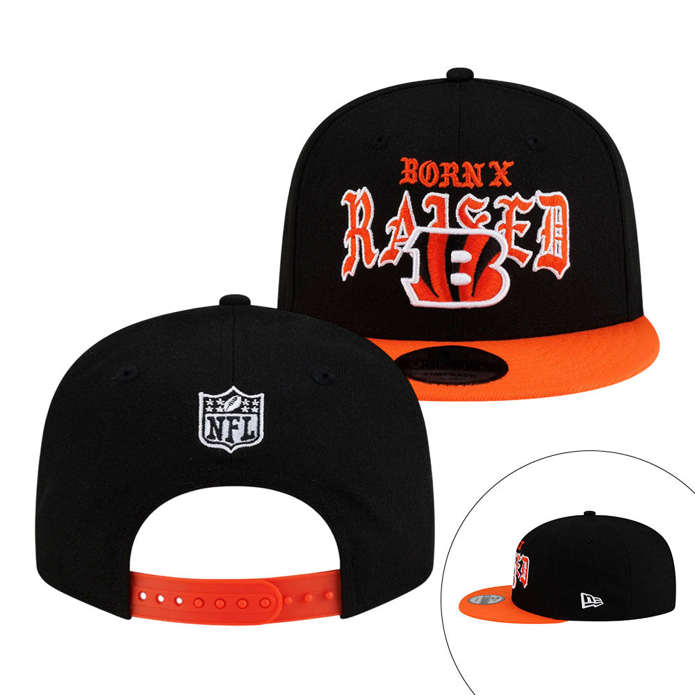 Born X Raised Bengals Old English Snapback Born X Raised NFL Unique Gift For Football Fans - Foxy23shop