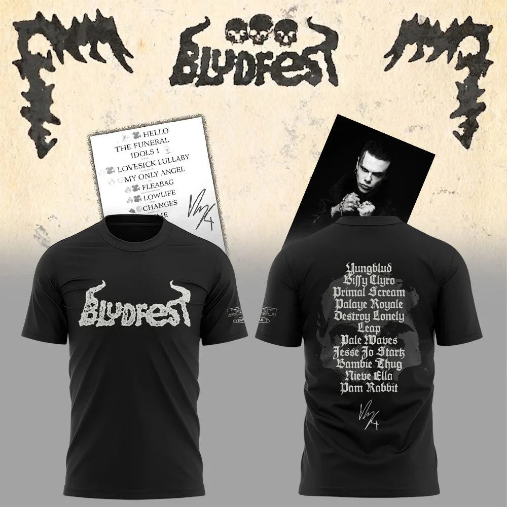 Yungblud Merch Bludfest 2026 Festival Lineup Shirt Best Gifts For Black Hearts Club - Foxy23shop