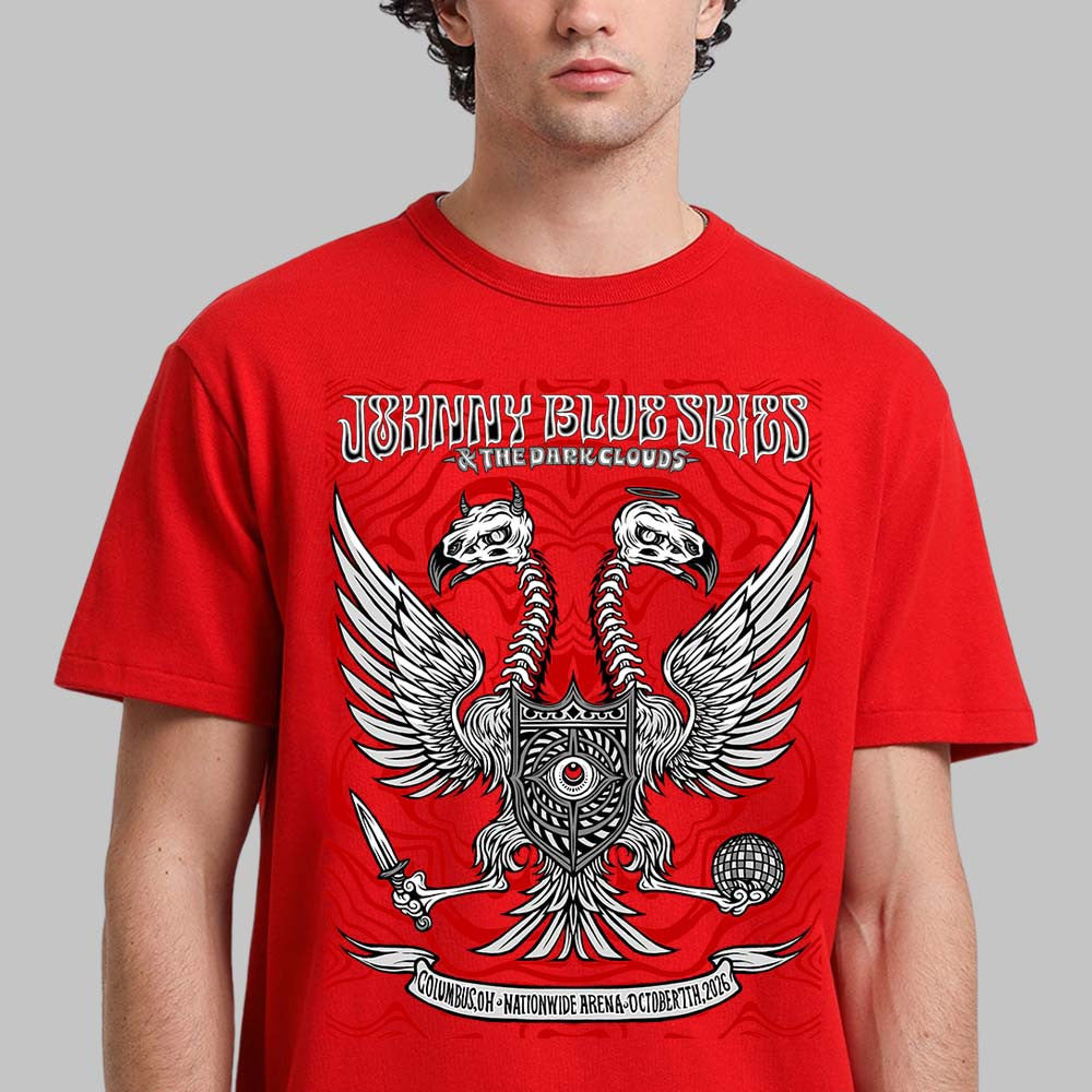 Johnny Blue Skies Columbus OH Event Poster T-Shirt Johnny Blue Skies Clothes Gifts For Music Buffs - Foxy23shop
