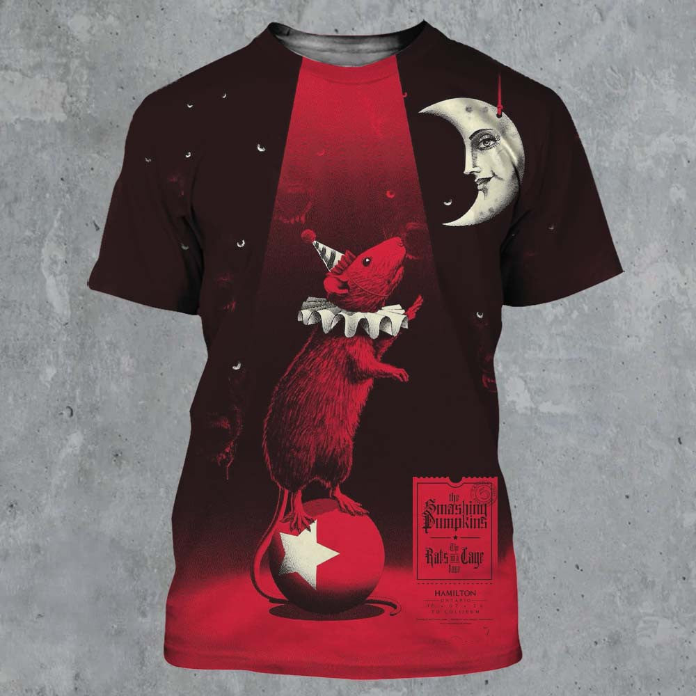 The Smashing Pumpkins Hamilton Ontario 2026 Event Poster T-Shirt The Smashing Pumpkins Clothes - Foxy23shop
