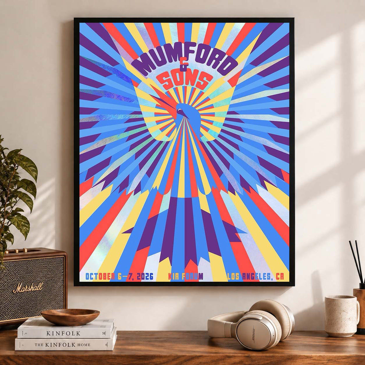 Mumford And Sons Los Angeles CA 2026 Event Poster Mumford And Sons Merch Gifts For Rock Fans - Foxy23shop