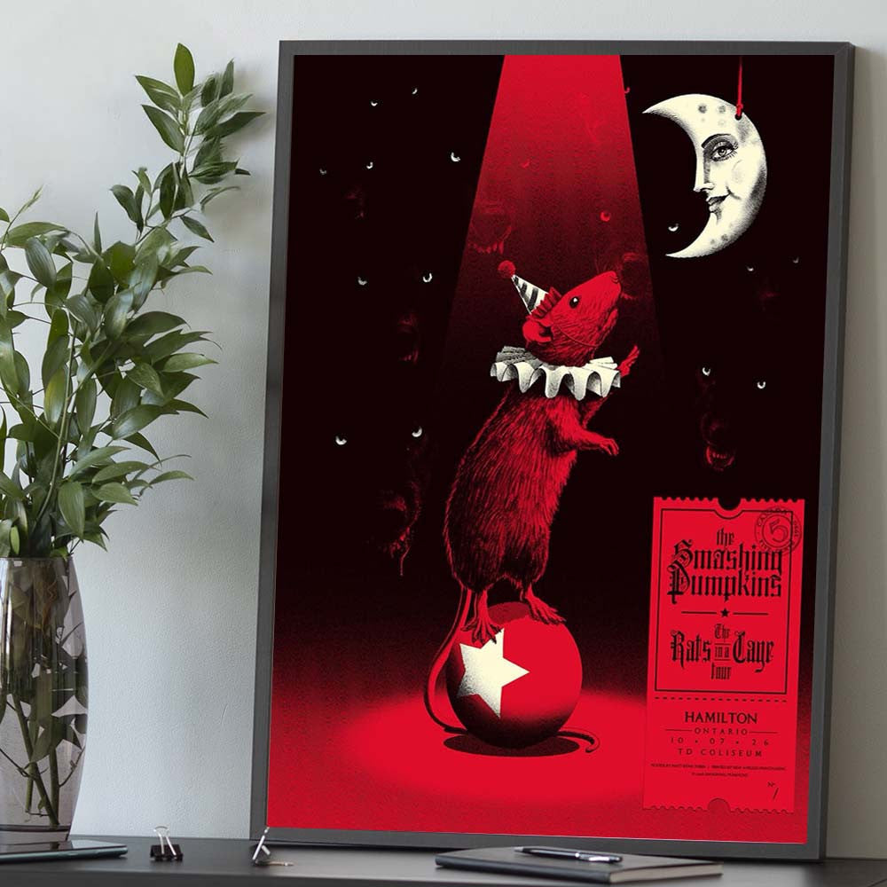 The Smashing Pumpkins Hamilton ON Event Poster The Smashing Pumpkins Concert Poster Fan Gifts - Foxy23shop