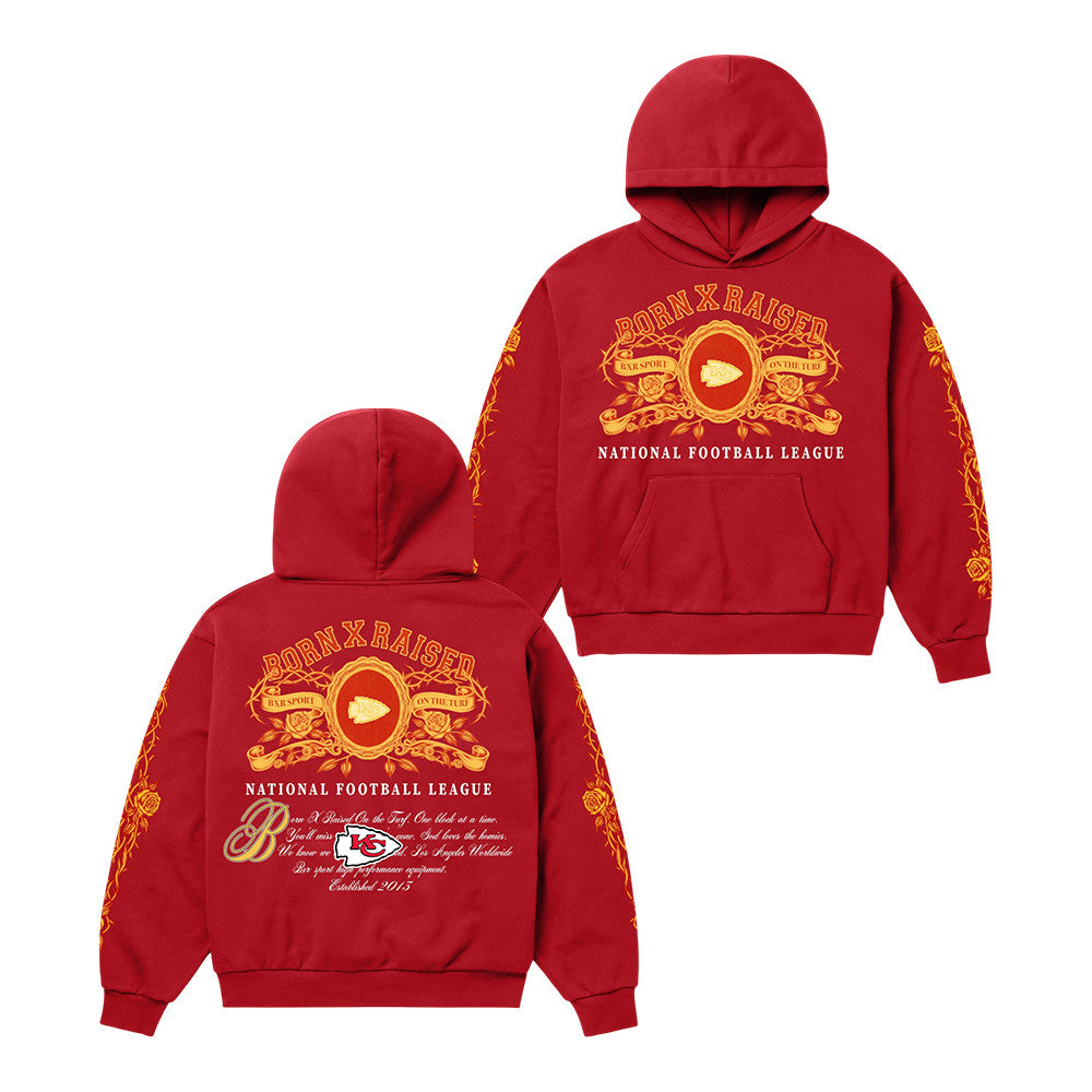 Chiefs BXR Kansas City Hoodie Born X Raised Football Merch Apparel Gift For NFL Fans - Foxy23shop