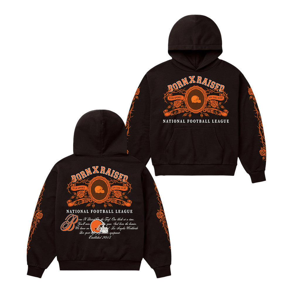 Browns BXR Cleveland Hoodie Born X Raised Football Streetwear Clothes Gift For NFL Fans - Foxy23shop