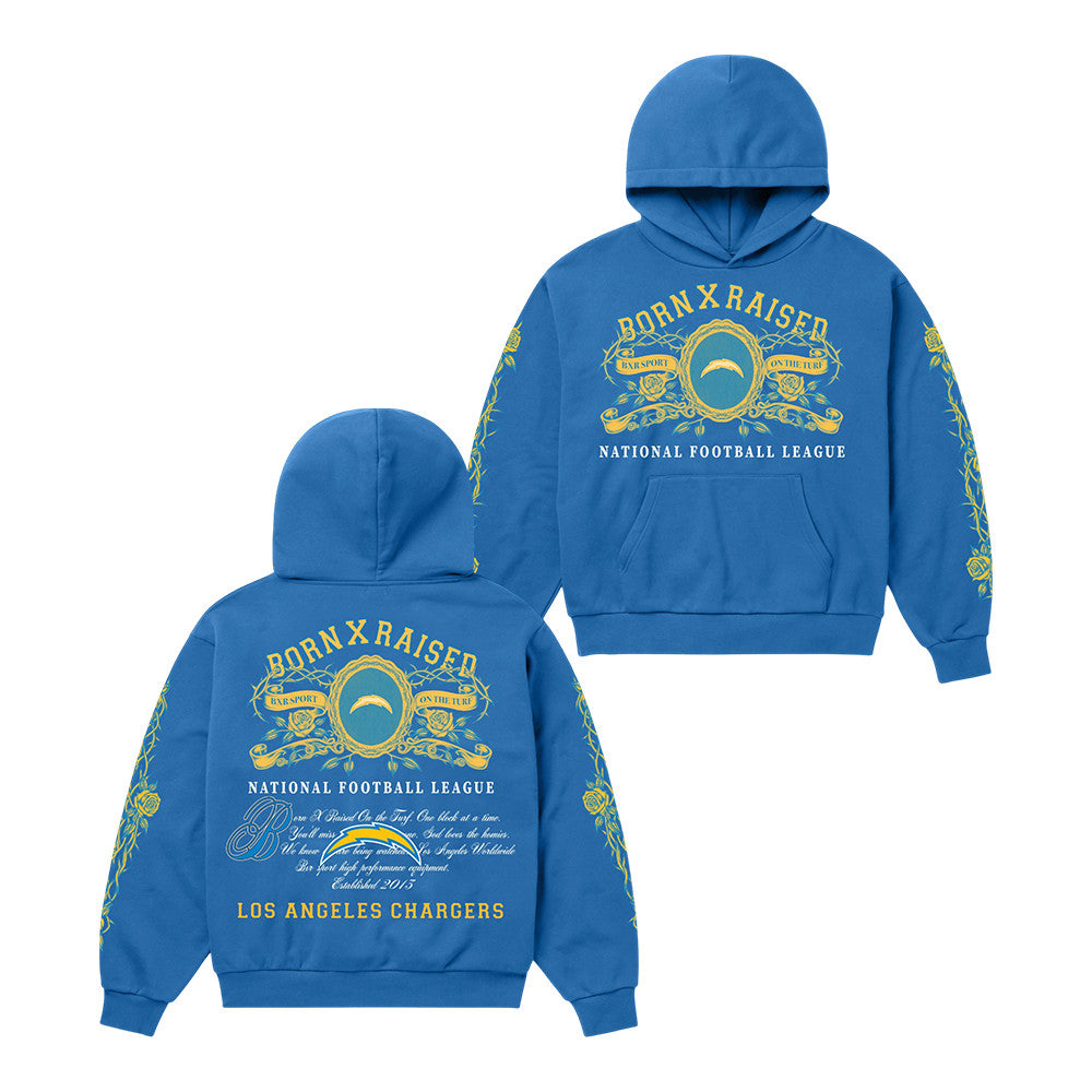 Chargers BXR Los Angeles Hoodie Born X Raised NFL Game Day Clothing Gift For Sports Fans - Foxy23shop