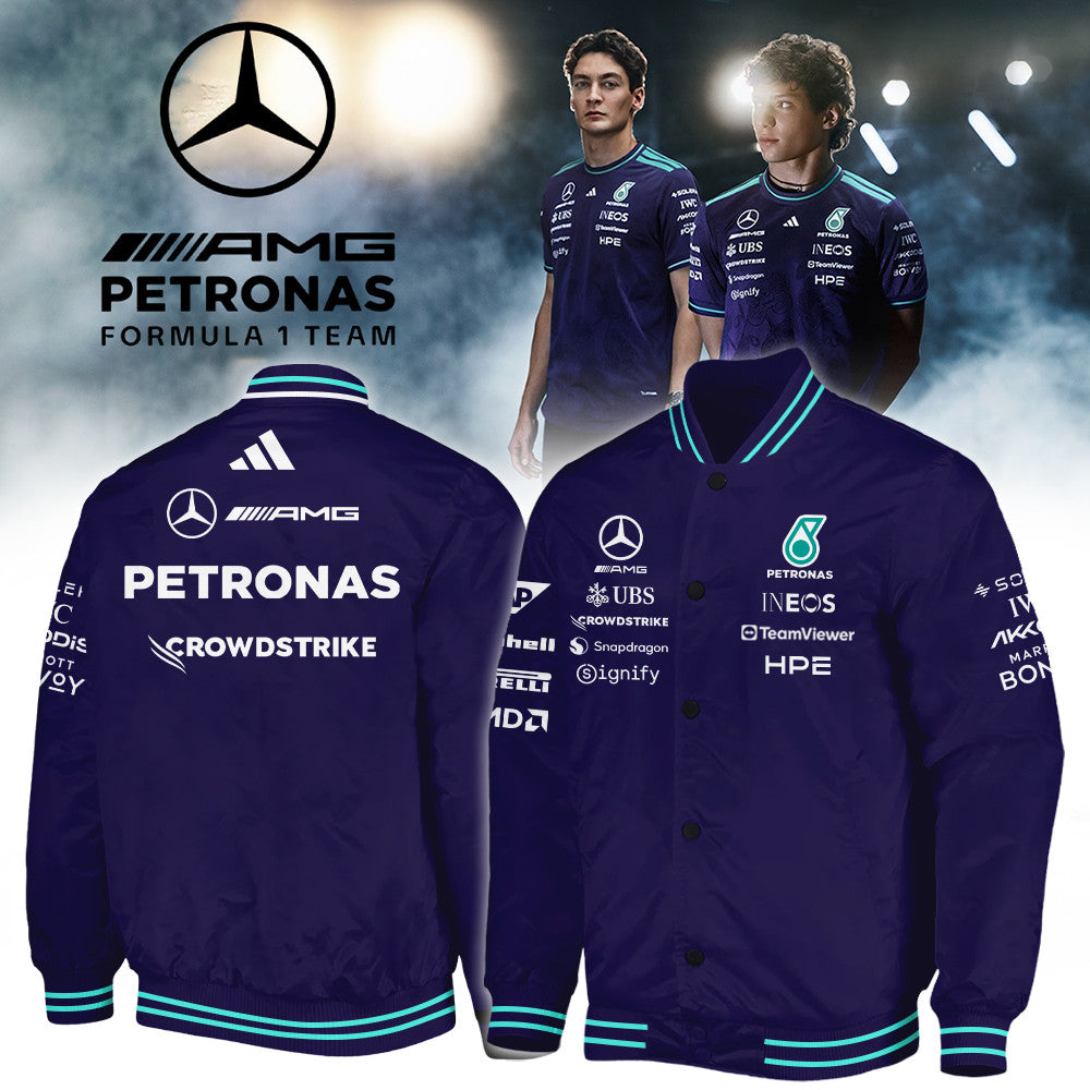 Mercedes Merch Kimi Antonelli Mercedes AMG Petronas F1 Team Jacket Gifts For Motor Sports Lovers - Foxy23shop