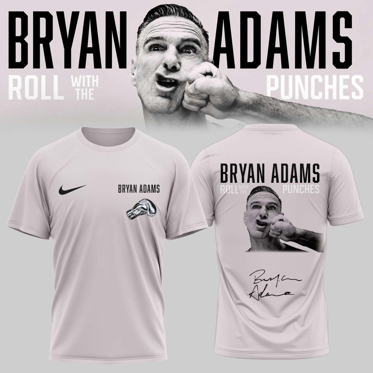 Bryan Adams Merch Roll With The Punches Tour 2026 27 Shirt Unique Gift For Fans - Foxy23shop