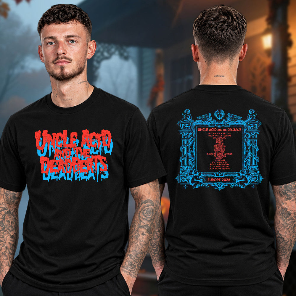 Uncle Acid And The Deadbeats Tour 2026 Dateback T-Shirt Uncle Acid Concert Outfits Fan Gifts - Foxy23shop