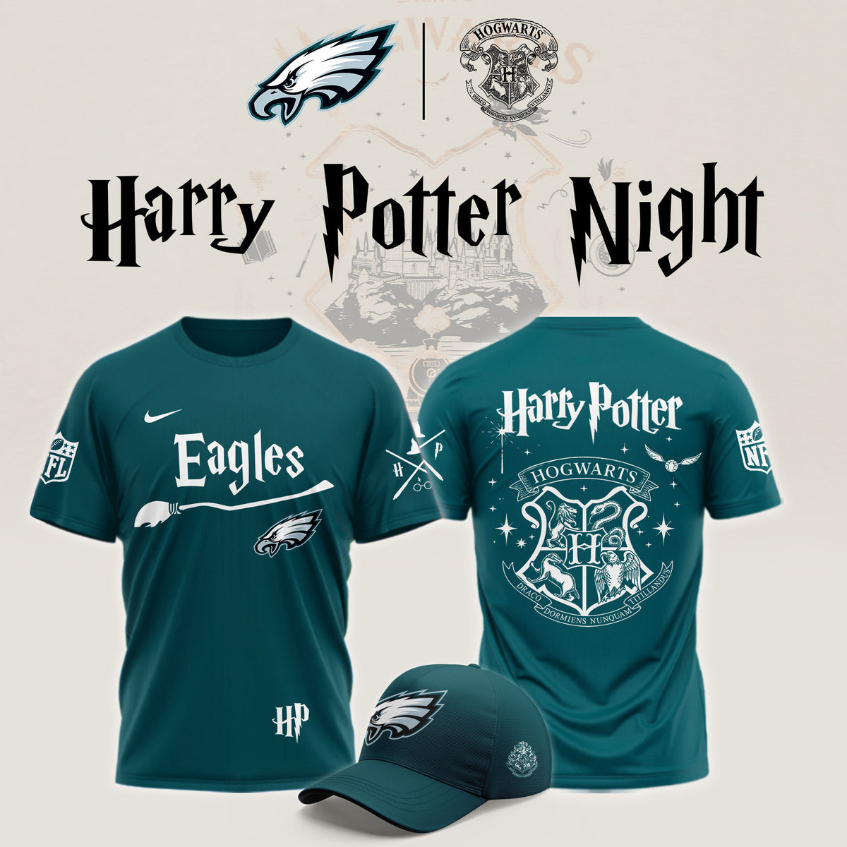 Philadelphia Eagles x Harry Potter Night 2026 Shirt Football Gifts For Potterheads - Foxy23shop