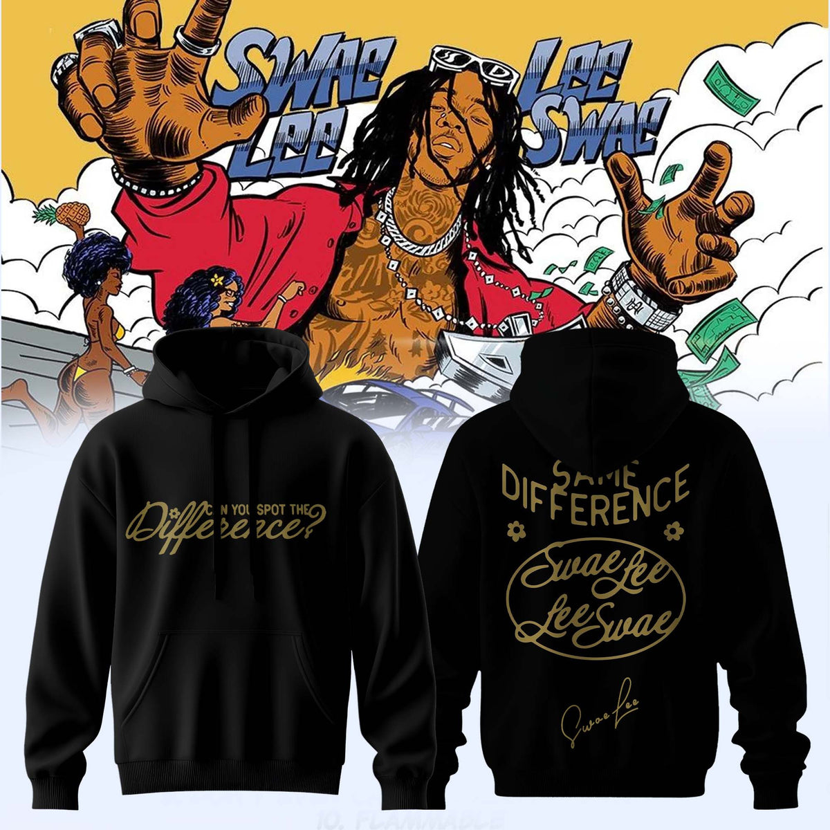 Swae Lee Same Difference Tour Signature Hoodie Swae Lee Apparel Gift For Rap Lover - Foxy23shop