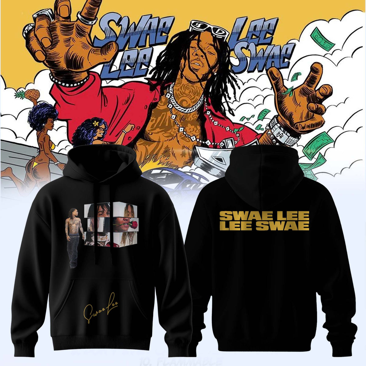 Swae Lee Same Difference Tour Signature Hoodie Swae Lee Merch Rap Lover Gifts - Foxy23shop