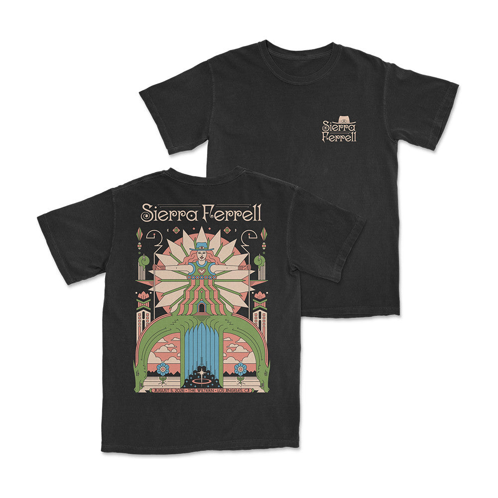Sierra Ferrell Merch The Wiltern Black T-Shirt Presents Idea For Sierra Ferrell Fans - Foxy23shop