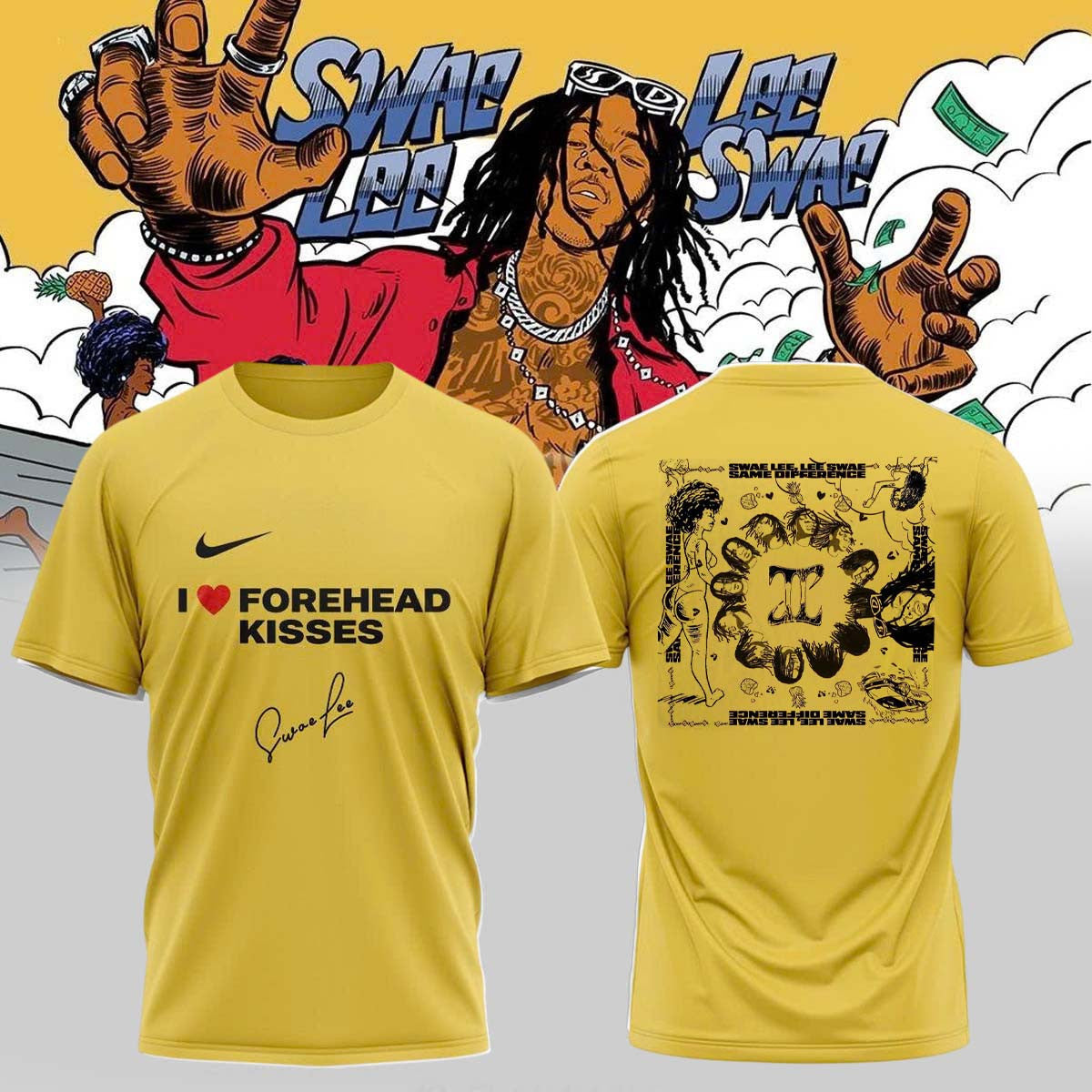 Swae Lee Same Difference Tour Signature T-Shirt Best Gifts For Rap Enthusiasts - Foxy23shop