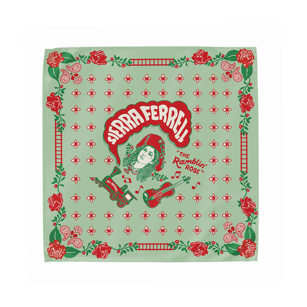 Sierra Ferrell The Ramblin Rose Bandana Sierra Ferrell Accessories Best Gifts For Fans - Foxy23shop
