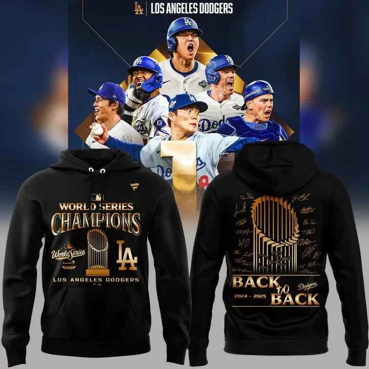 World Series Dodgers Champions Hoodie Dodgers Team Unique Gift For Collectors - Foxy23shop