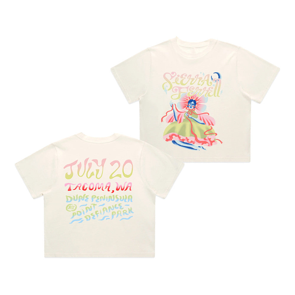 Sierra Ferrell Merch Tacoma WAF Event Cropped Shirt Sierra Ferrell Clothing Music Lover Gifts - Foxy23shop