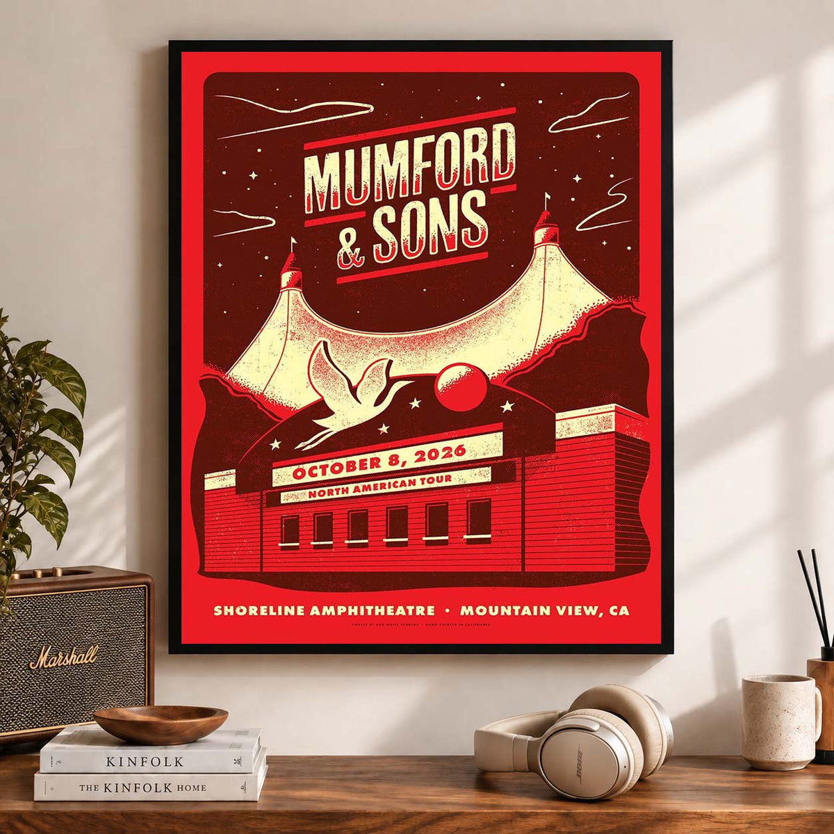 Mumford And Sons Mountain View CA 2026 Event Poster Mumford And Sons Merch Gifts Idea For Music Buffs - Foxy23shop