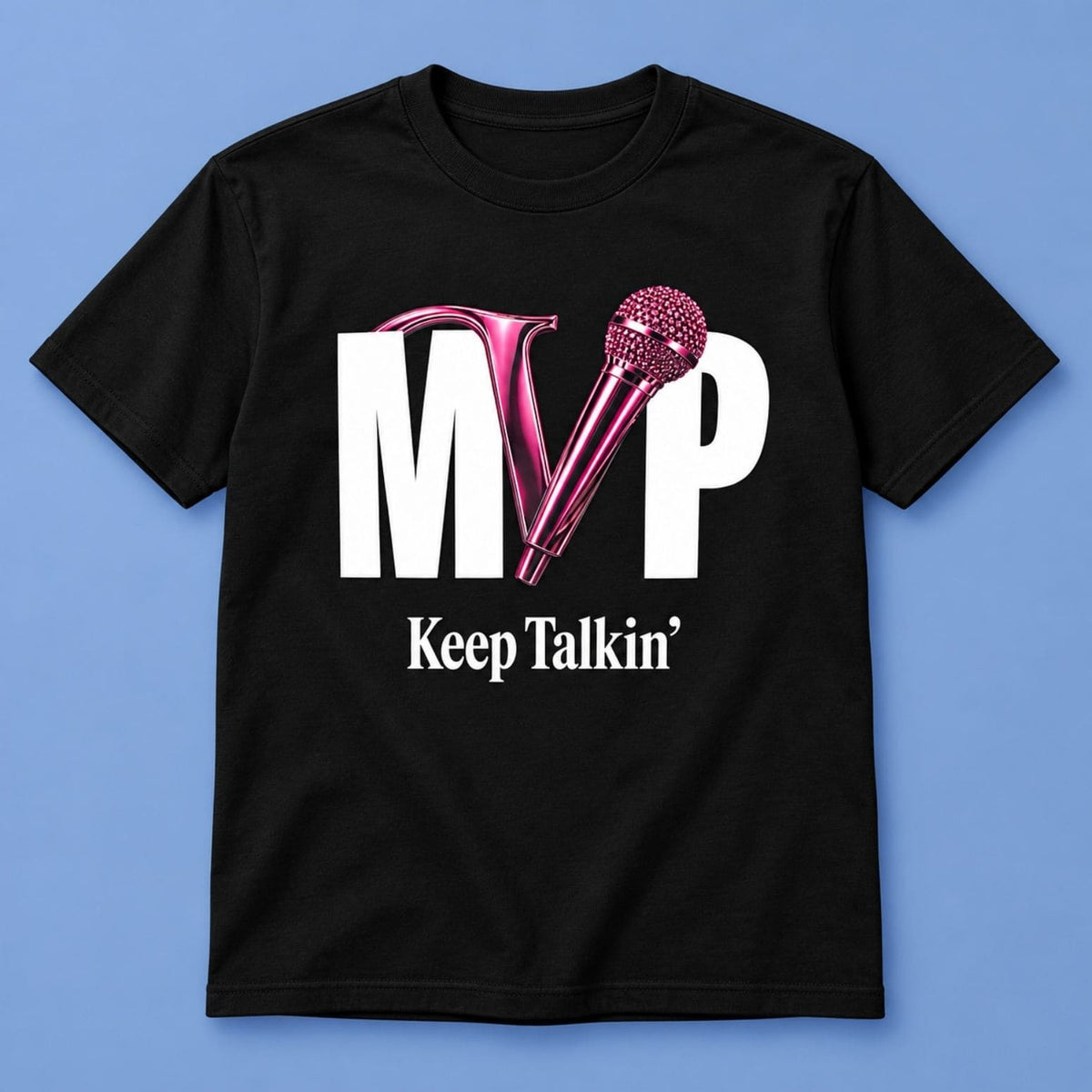 AJa Wilson MVP Keep Talkin' Micro T-Shirt AJa Wilson Clothes Gifts For Basketball Fans - Foxy23shop