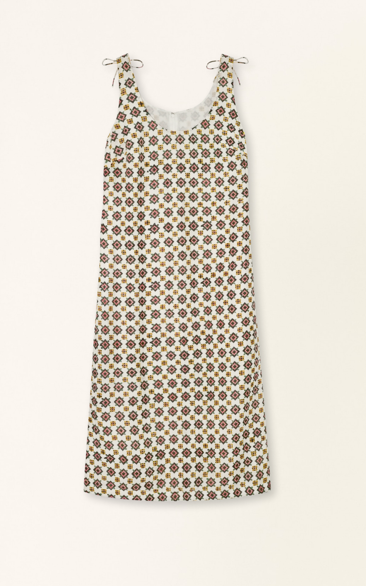 Cotton tank dress on a hanger in store