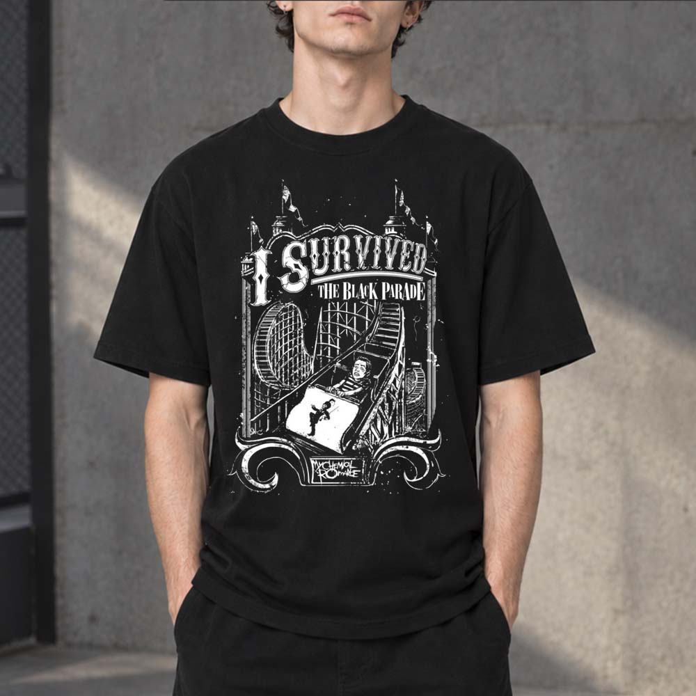 My Chemical Romance The Black Parade Survived T-Shirt Gifts For My Chemical Romance Lovers
