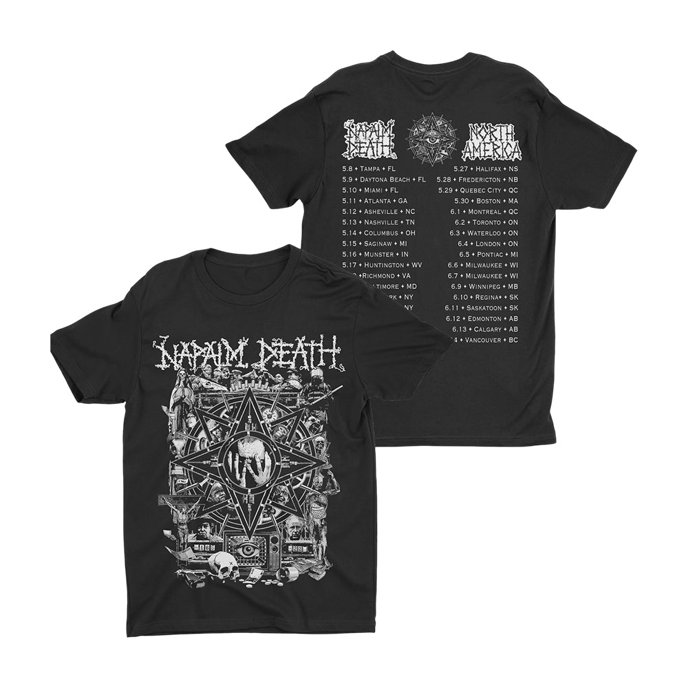 Night Shift Merch Napalm Death Hope 2026 Tour T-Shirt Presents For Music Lovers