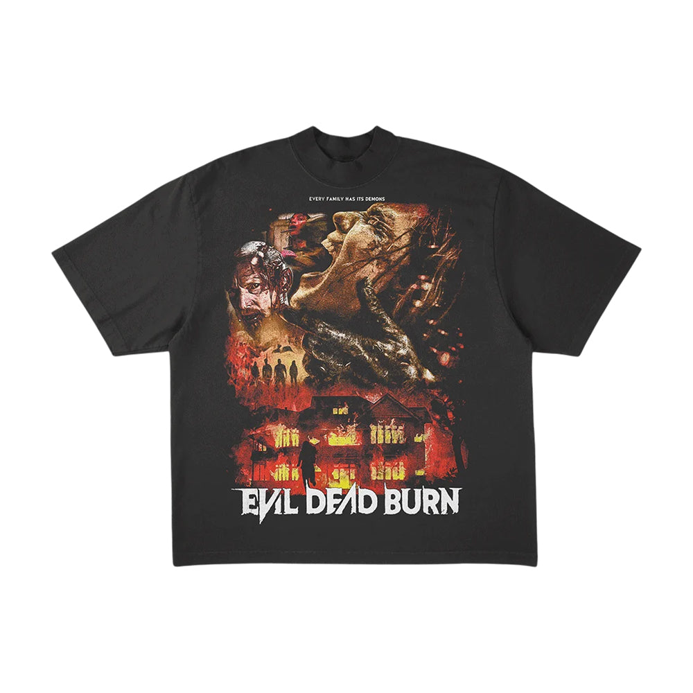 Prestige Merch Evil Dead Burn T-Shirt Presents Ideas For Horror Movie Lovers