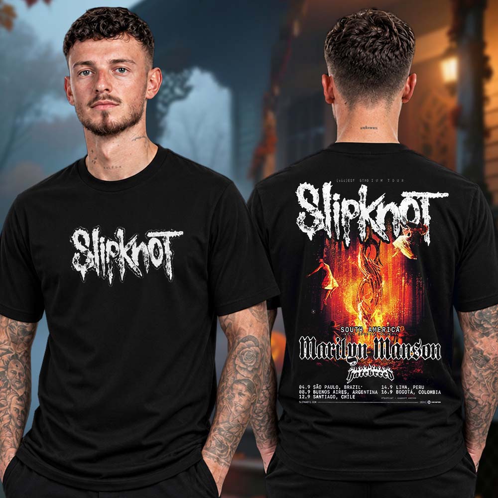 Slipknot Merch South America 2027 sicEST Stadium Tour T-Shirt Gifts For Slipknot Fans