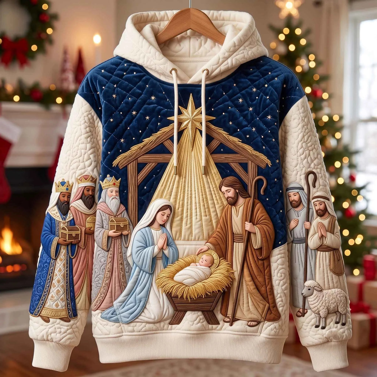 Holy Nativity Serenity Hoodie Holiday Clothing Best Present For Christians